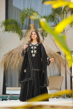 Crunchy Chiffon Handmade Charkhi Gota Kurta Sharara Set | Festive Ethnic Wear