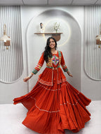 Navratri Special Gamathi Work Lehenga Choli