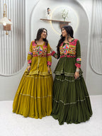 Navratri Special Gamathi Work Lehenga Choli