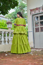 Navratri Special Gamathi Work Lehenga Choli