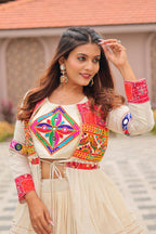 Navratri Special Gamathi Work Lehenga Choli