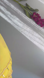 Organza Silk Printed Handwork Ready To Wear Saree | Festive