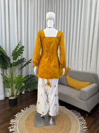 Heavy Rayon Farshi Salwar Suit | Thread Work Festive Occasion Set